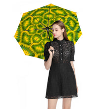 Charger l'image dans la galerie, Parapluie manuel à 3 volets ZYS05-8K avec 3 segments à vinyle l'extérieur / impression l'intérieur design personnalisé avec photos ou logos