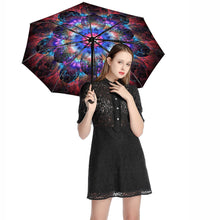 Charger l'image dans la galerie, Parapluie de poche parapluie automatique à 3 volets ZYS06-8K impression intérieure personnalisée avec photos text
