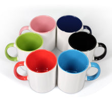 Charger l'image dans la galerie, Mug personnalisble céramique avec poignée colorée