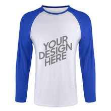 Charger l'image dans la galerie, Chemise T-shirt tee shirt à manches longues pour hommes personnalisé avec photo texte