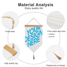 Charger l'image dans la galerie, Drapeau décoratif / drapeau suspendu en coton et lin GY0904014 Personnalisé