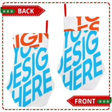 Charger l'image dans la galerie, Cadeau de décoration de Noël Chaussette de Noël personnalisé avec photo motif texte
