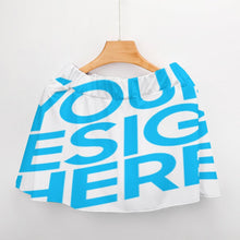 Charger l'image dans la galerie, Impression d’image unique Mini-jupe/jupe courte fuide confortable femme grande taille A593 personnalisée avec motif photo logo texte