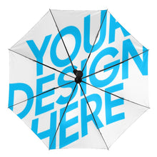 Charger l'image dans la galerie, Parapluie de poche parapluie automatique à 3 volets ZYS06-8K impression intérieure personnalisée avec photos text