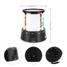 Charger l'image dans la galerie, Lampe personnalisée de projection ciel étoilé avec 2 niveaux de luminosité