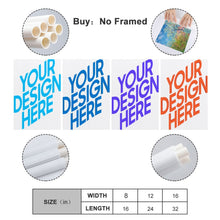 Charger l'image dans la galerie, Peinture suspendue Version verticale 2:3 GY0903489 Personnalisé (Quatre panneaux avec différentes conceptions d'image)