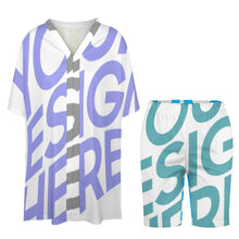 Charger l'image dans la galerie, Impression des multi-images chemise à col v à manches femme dolman ensemble de deux pièces OTZ personnalisé avec votre Logo / Prénom