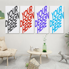 Charger l'image dans la galerie, Peinture suspendue Version verticale 1:2 GY0903487 Personnalisé (Quatre panneaux avec différentes conceptions d'image)