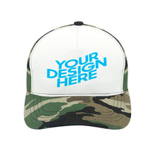 Charger l'image dans la galerie, Chapeau/Casquette de Baseball en Caoutchouc courbé Adulte Camouflage FS0809008 impression personnalisé avec photo logo texte motif