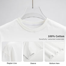 Charger l'image dans la galerie, T-shirt tee shirt manches courtes en coton homme personnalisé avec photo texte motif (conception multi-images)