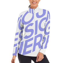 Charger l'image dans la galerie, Hauts de sport de yoga à manches longues femme SDS007 personnalisé avec photo texte motif logo