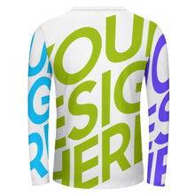 Charger l'image dans la galerie, T-shirt à manches longues Homme Fashion personnalisé avec photo logo texte motif (Impression des multi-images)