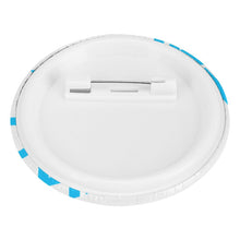 Charger l'image dans la galerie, Badge circle fer blanc personnalisé avec prénom motif texte