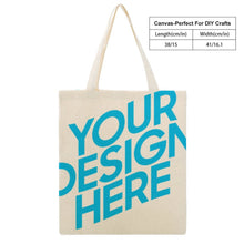 Charger l'image dans la galerie, Sac en toile avec une grande capacité personnalisé avec motif photo logo texte
