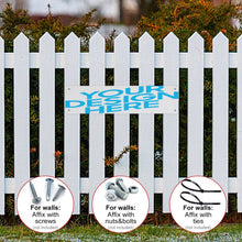 Charger l'image dans la galerie, Panneau indicateur / plaque signe en fer GY0903318 Personnalisé avec nom et logo