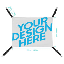 Charger l'image dans la galerie, Toile de hamac pour animaux de compagnie design en ligne CW1508000 impression personnalisé avec motif texte logo photo