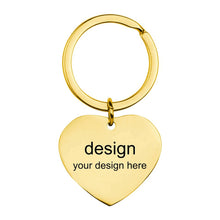 Charger l'image dans la galerie, Boucle clé en métal (5 formes au choix) porte-clés personnalisé avec texte prénom nombre