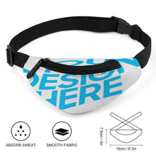 Charger l'image dans la galerie, Sac banane pour animaux de compagnie (porte soi) personnalisé avec photo prénom et logo