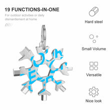 Charger l'image dans la galerie, Clé à molette multifonction forme de flocon de neige personnalisée avec image logo motif texte