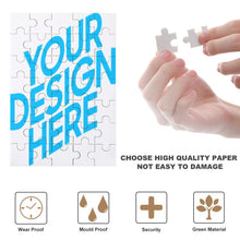 Charger l'image dans la galerie, Cadre de puzzle (version verticale) GY0907008 personnalisé avec Texte, Photo, Image, Logo