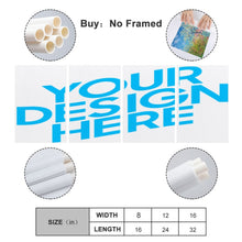 Charger l'image dans la galerie, Peinture suspendue Version verticale 2:3 GY0903488 Personnalisé (Conception de quatre panneaux, une image)