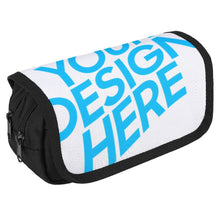 Charger l'image dans la galerie, Trousse stylo / sac à stylo en tissu personnalisée avec logo photo motif texte