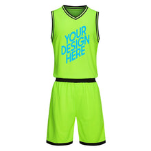 Charger l'image dans la galerie, Ensemble/Maillot basket Enfant vêtements sport FS0820001 impression personnalisé avec photo motif logo texte