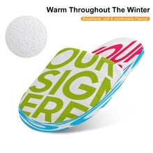 Charger l'image dans la galerie, Chaussons d'intérieur en coton pour enfants tout imprimé, adaptés aux filles et aux garçons personnalisée avec photo motif texte