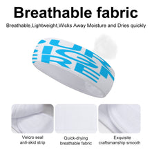 Charger l'image dans la galerie, Bandeau de sport anti transpiration anti sueur personnalisé avec photo motif logo texte Impression d'image unique