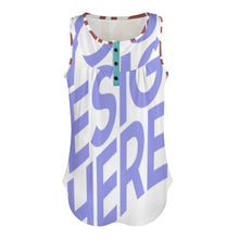 Charger l'image dans la galerie, Impression des multi-images Gilet sans manche col rond femme BCT personnalisé avec image logo texte motif