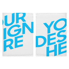 Charger l'image dans la galerie, Housse de protection pour passeport en PU à impression complète personnalisé avec photo texte prénom