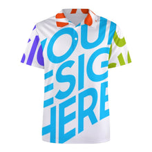 Charger l'image dans la galerie, Chemise Polo manches courtes d'été pour hommes B612 personnalisé avec photo logo texte motif (impression des multi-images)