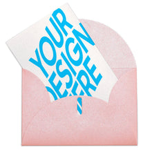 Charger l'image dans la galerie, Carte de voeux / carte postale verticale impression personnalisée avec photo logo motif texte