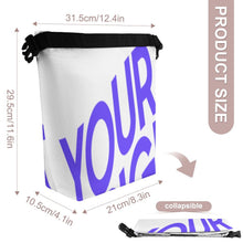 Charger l'image dans la galerie, Portable pliable isotherme sac à lunch pique-nique panier déjeuner bento sac personnalisé avec photo motif texte