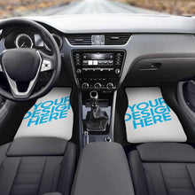 Charger l'image dans la galerie, Tapis de voiture flanelle personnalisé en 3D avec photo logo texte motif ensemble de 4 pièces (Impression d'image unique)