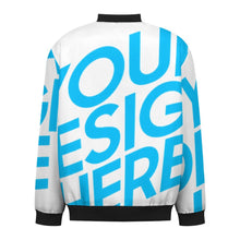 Charger l'image dans la galerie, Blouson aviateur classique pour homme BMJ manteau tout imprimé personnalisé avec photo motif texte (conception une image)