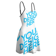 Charger l'image dans la galerie, NZ002 robe à bretelles sexy pour femmes personnalisé avec photo et logo (impression d'image unique)
