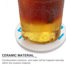 Charger l'image dans la galerie, Tapis de tasse rond en céramique JJ0520029 impression personnalisé avec photo logo motif texte