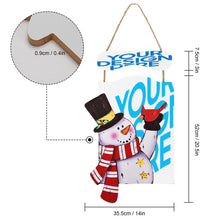 Charger l'image dans la galerie, Tableau / peinture en bois de Noël à suspendre personnalisé avec photo motif logo texte