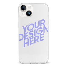 Charger l'image dans la galerie, Coque en TPU pour iPhone 14 / 14 Plus / Coque de protection pour iPhone 14 Pro / 14 Pro Max 3C0705124 Impression complète personnalisée d'une image avec texte de motif de logo photo