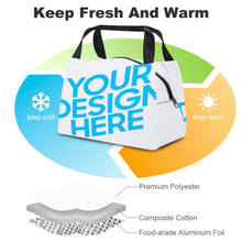 Charger l'image dans la galerie, Sac isolant / sac isotherme portable personnalisé avec photo text logo