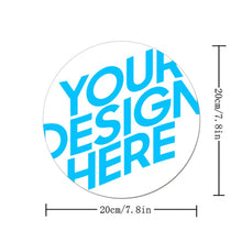 Charger l'image dans la galerie, Tapis de souris rond personnalisé avec photo texte