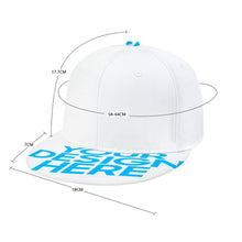 Charger l'image dans la galerie, FS0809012 Casquette de baseball personnalisée en caoutchouc plat tout imprimé pour adulte (motif sans miroir)