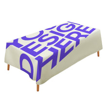 Charger l'image dans la galerie, Nappe en lin impression recto verso personnalisée avec texte motif photo