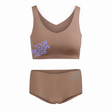 Charger l'image dans la galerie, Ensemble Soutien-Gorge / Sous-Vêtements Bretelles Réglables Pour Femmes WH021 Personnalisée Impression Latérale Multi-Image Avec Texte Motif Logo Photo