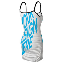 Charger l'image dans la galerie, Sexy NZ007 robe d'été robe fronde robe de hanche femme personnalisée avec photo logo motif texte