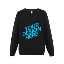 Charger l'image dans la galerie, Sweat shirt pull personnalisé femme avec photo texte (impression sur en avant)