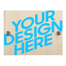 Charger l'image dans la galerie, Plaque de porte en bois (carré) GY0903350 Personnalisé avec texte et numéro