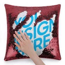 Charger l'image dans la galerie, Impression des multi-images/image unqiue Accueil taie d'oreiller à paillettes Coussin de siège personnalisé avec photo motif logo texte