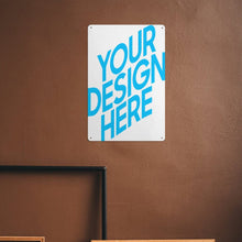 Charger l'image dans la galerie, Tableau suspendus / peinture suspendu en tôle version verticale (épaissie) personnalisé avec photos motif texte
